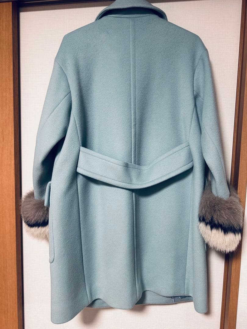 グレースコンチネンタル　Digram ライトブルーロングコート36