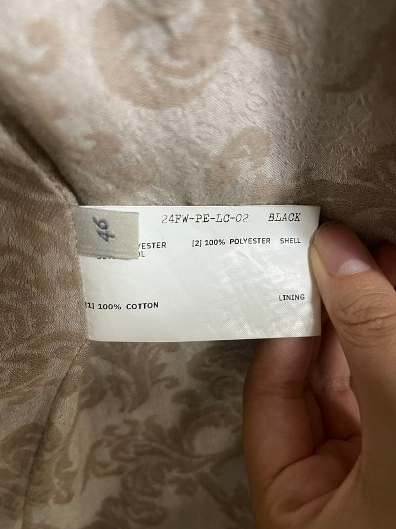 ジャケット・アウター Professor.e 24aw aged wool coat