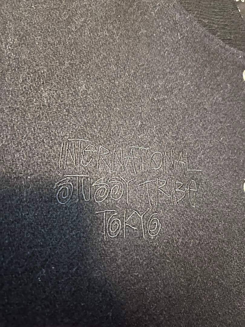 STUSSY x GOLDEN BEAR 12AW 牛革 レザー スタジャン