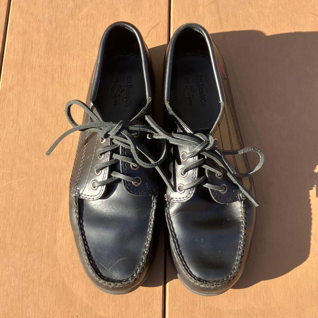 G.H. Bass CAMP MOC キャンプモック ブラック UK7