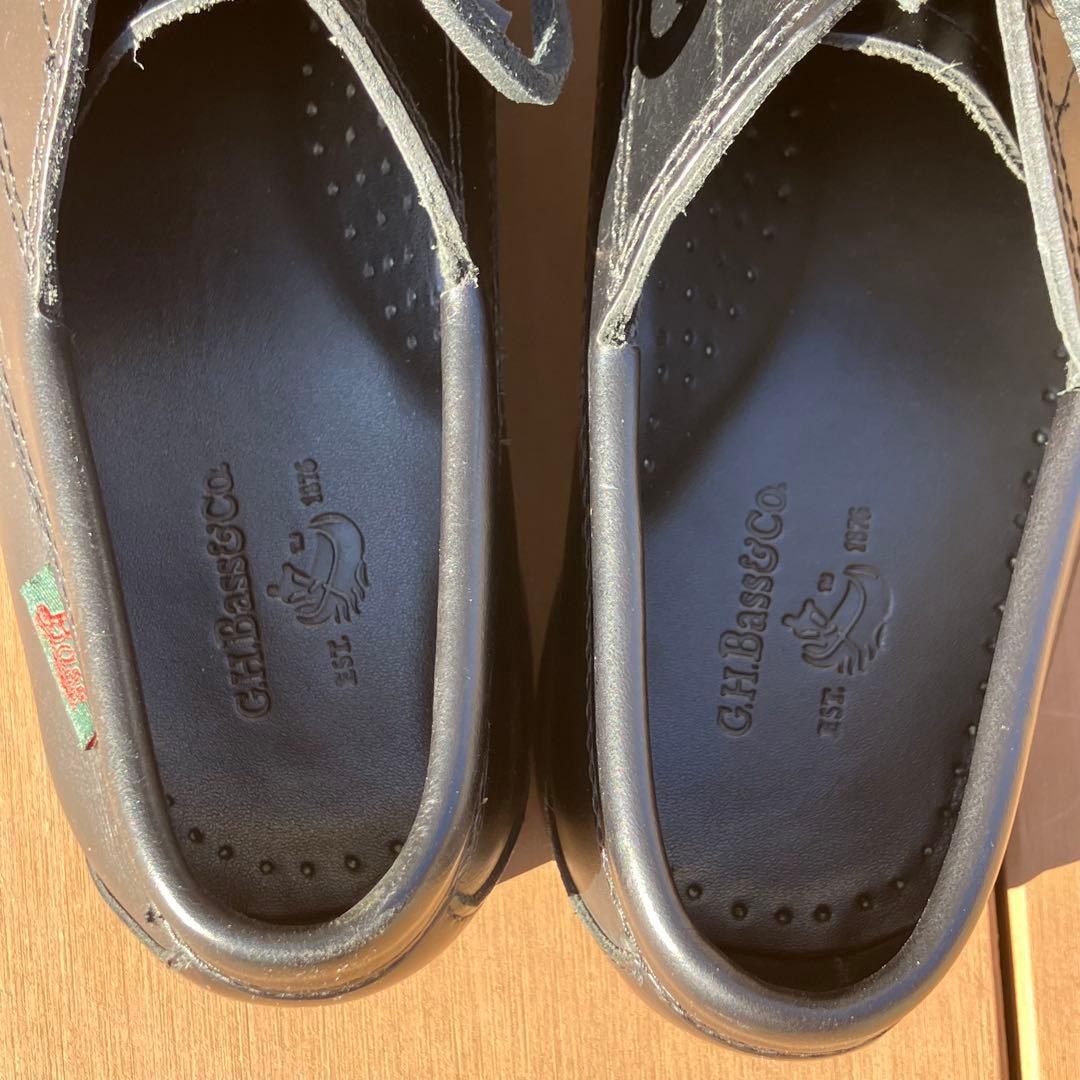 G.H. Bass CAMP MOC キャンプモック ブラック UK7