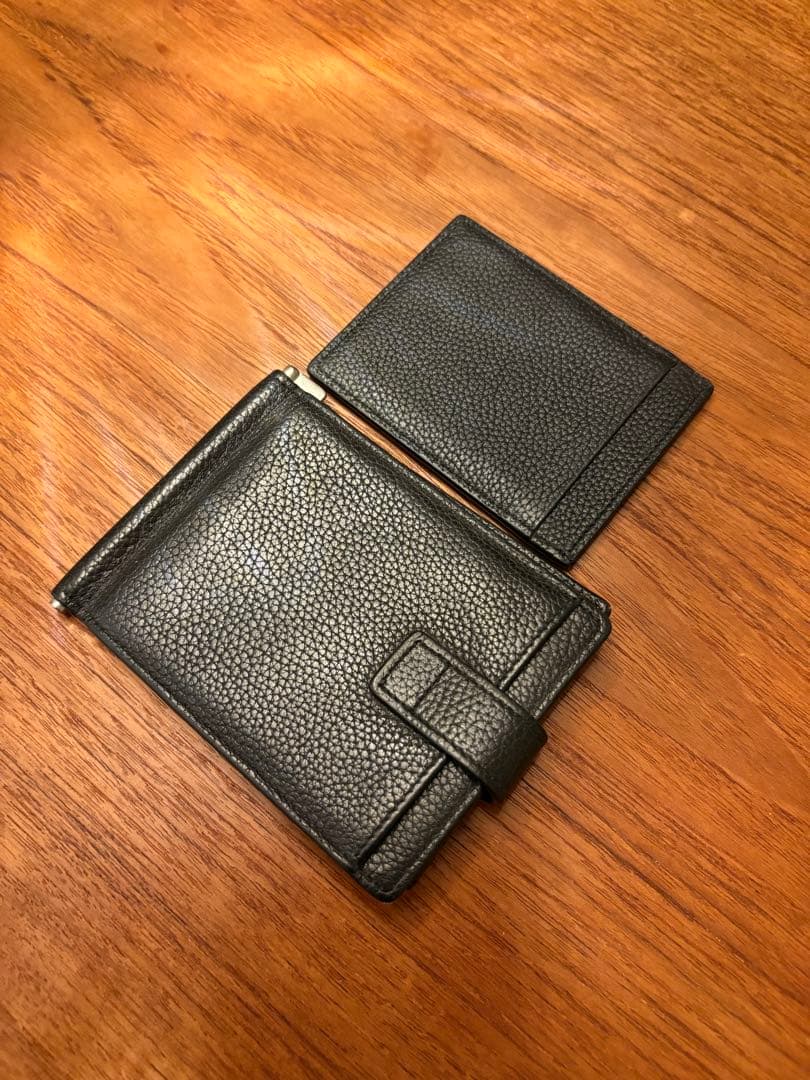 サンローラン　レザー マネークリップ