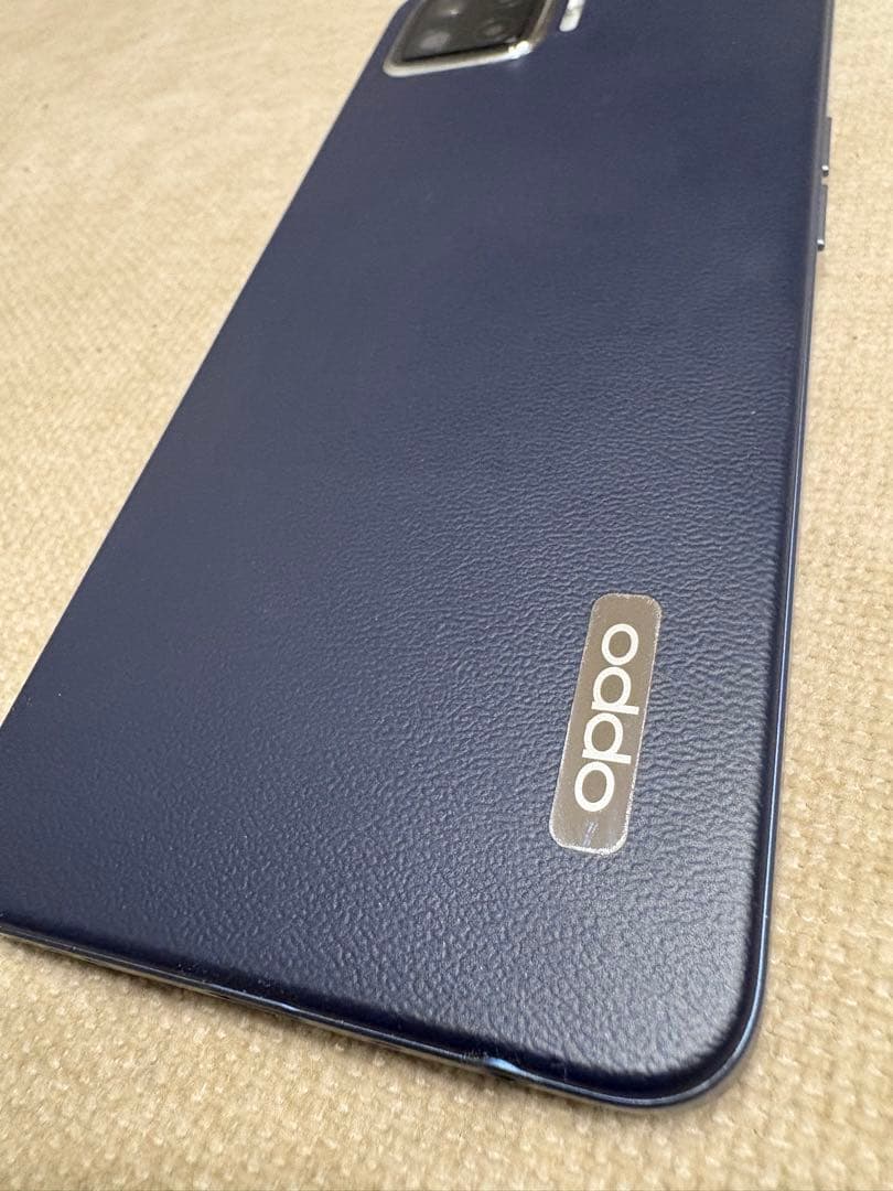 【動作確認済】OPPO A73 SIMフリー ネイビー 美品 付属品付き