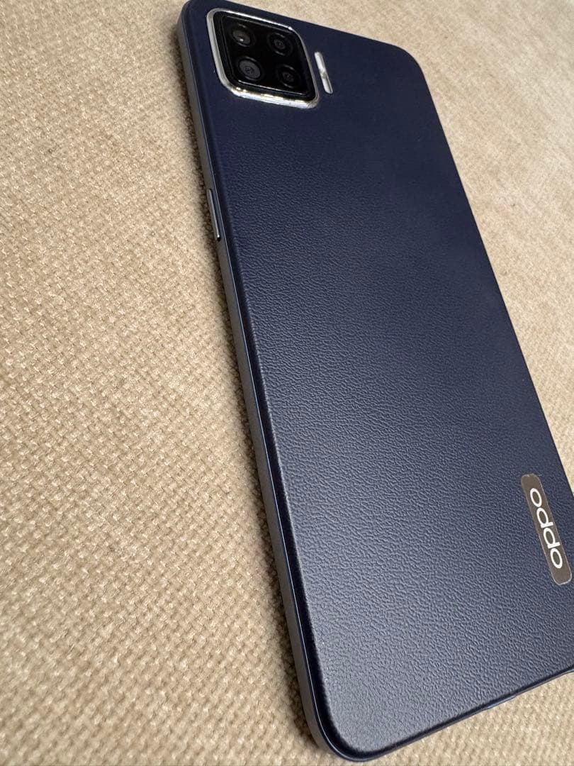 【動作確認済】OPPO A73 SIMフリー ネイビー 美品 付属品付き