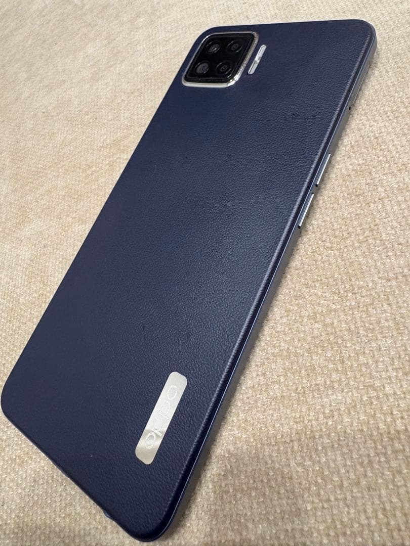 【動作確認済】OPPO A73 SIMフリー ネイビー 美品 付属品付き