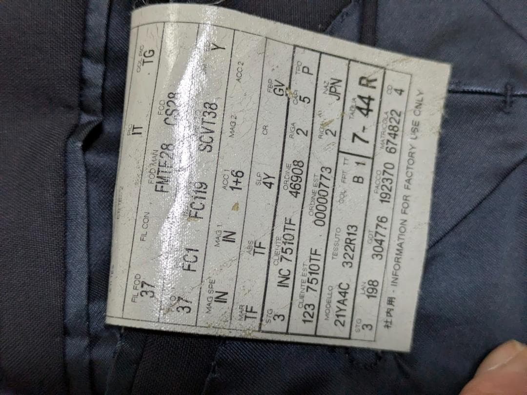 TOM FORD　スーツ