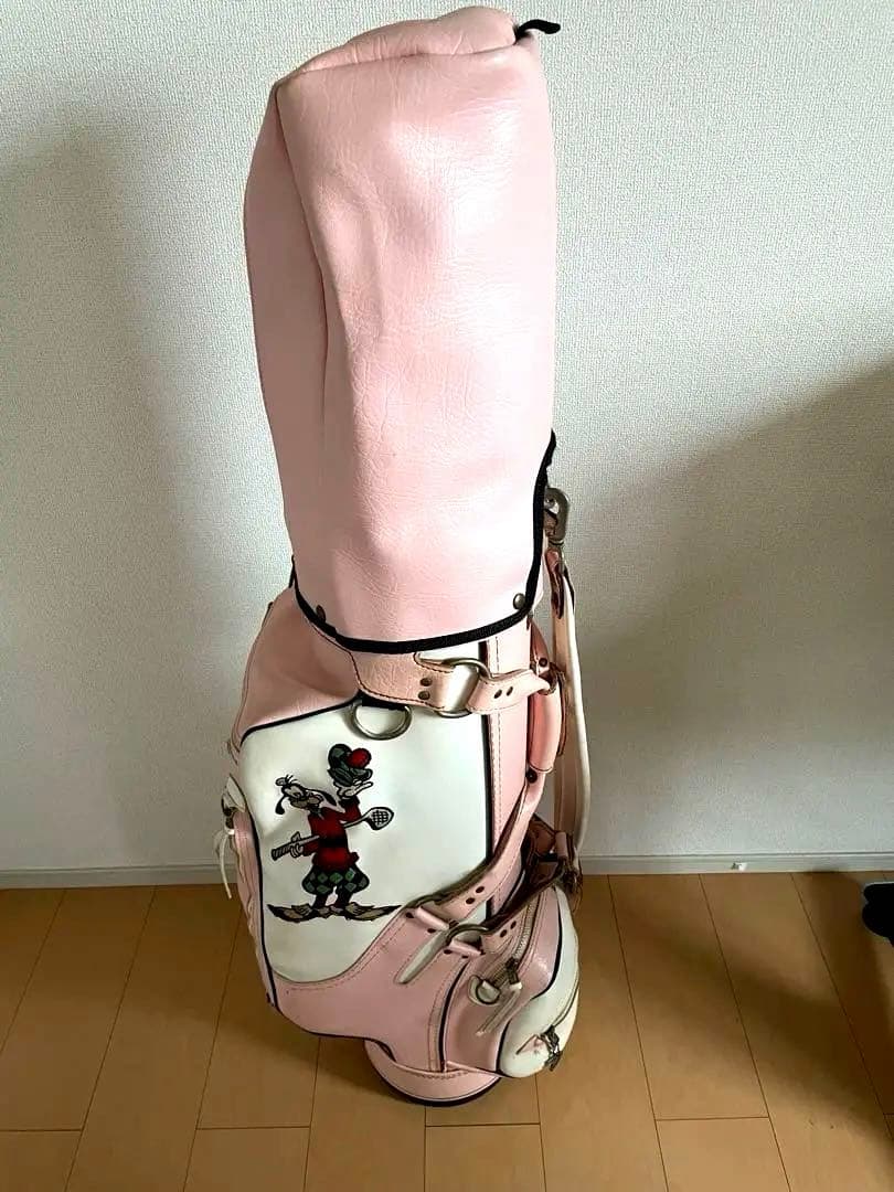 ベルディング　ディズニー　ゴルフキャディバッグ ピンク