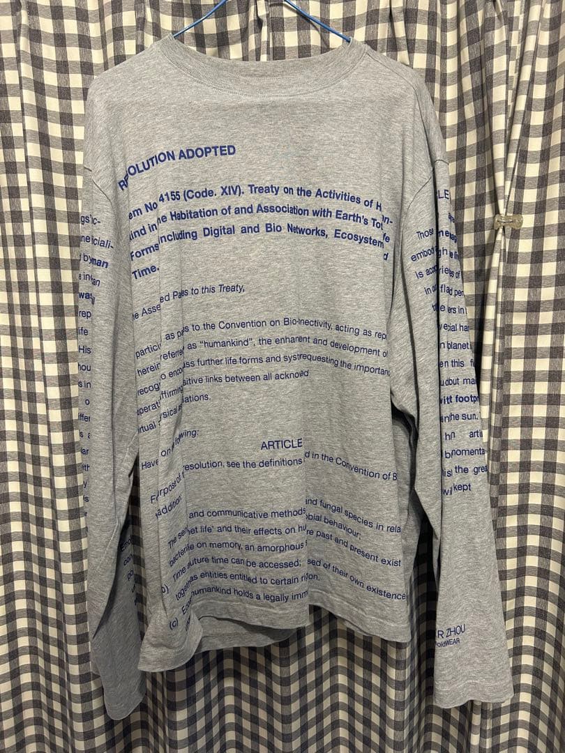 XANDER ZHOU グレー カットソー 46