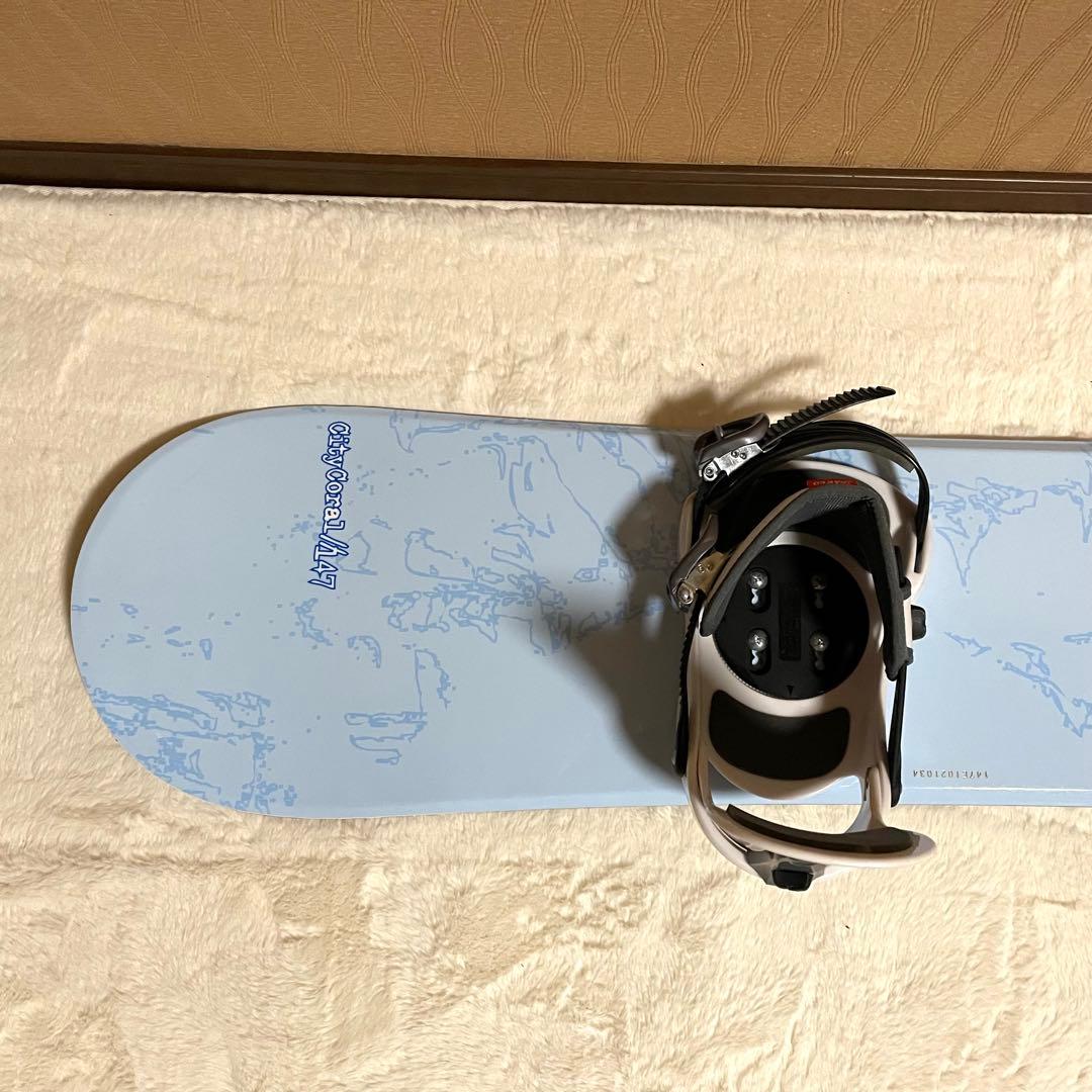 【美品】 kissmark NAKED スノーボード、ビィンディングセット