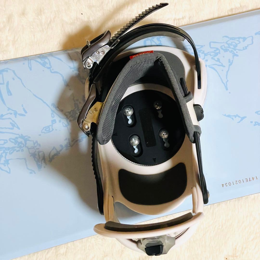 【美品】 kissmark NAKED スノーボード、ビィンディングセット