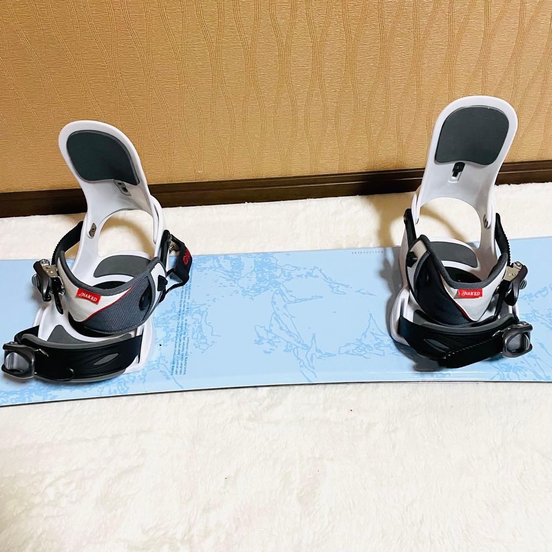 【美品】 kissmark NAKED スノーボード、ビィンディングセット