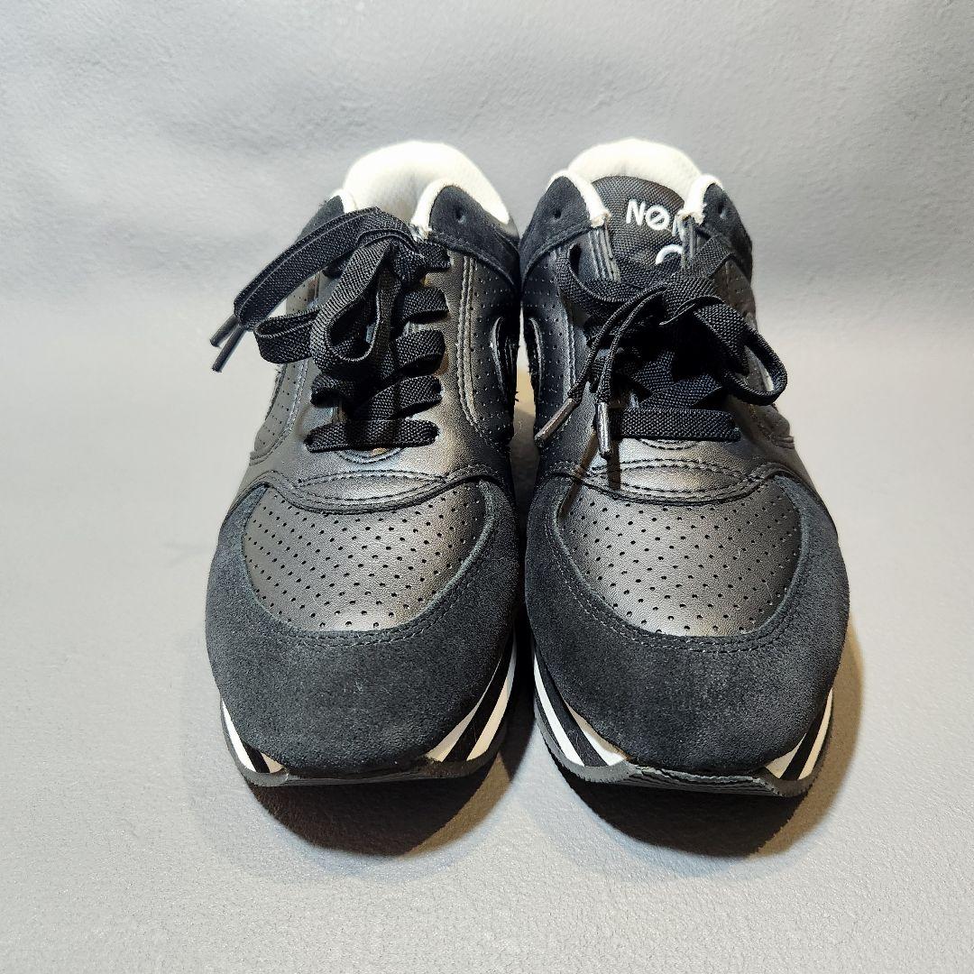 美品✨ノーネーム レザースニーカー 36(23cm) ブラック 黒 厚底