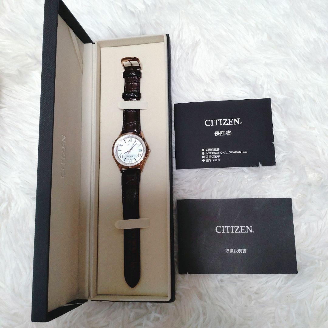 ✨️美品✨️CITIZEN EXCEED CB1112-07W 電波ソーラー