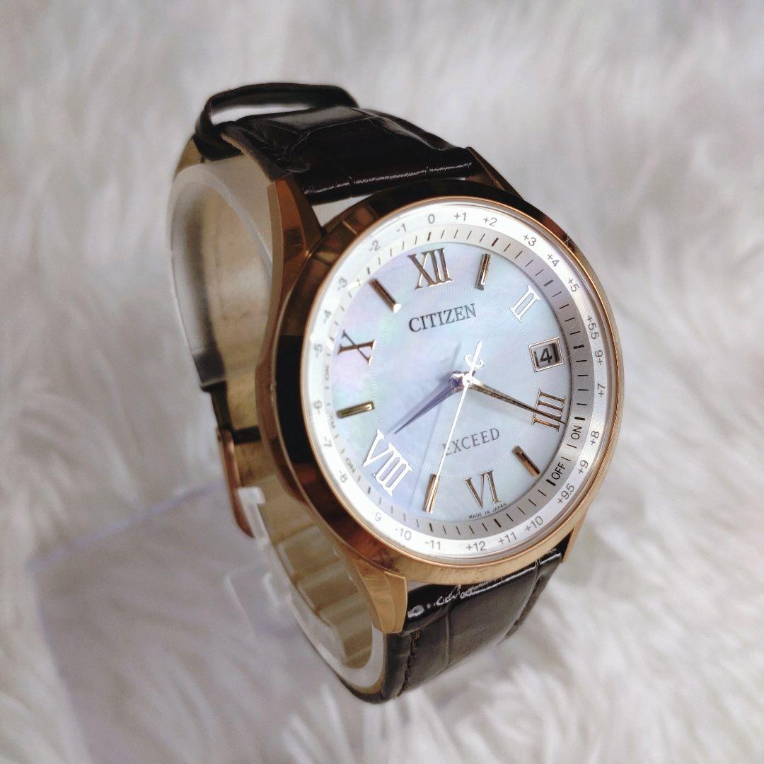 ✨️美品✨️CITIZEN EXCEED CB1112-07W 電波ソーラー