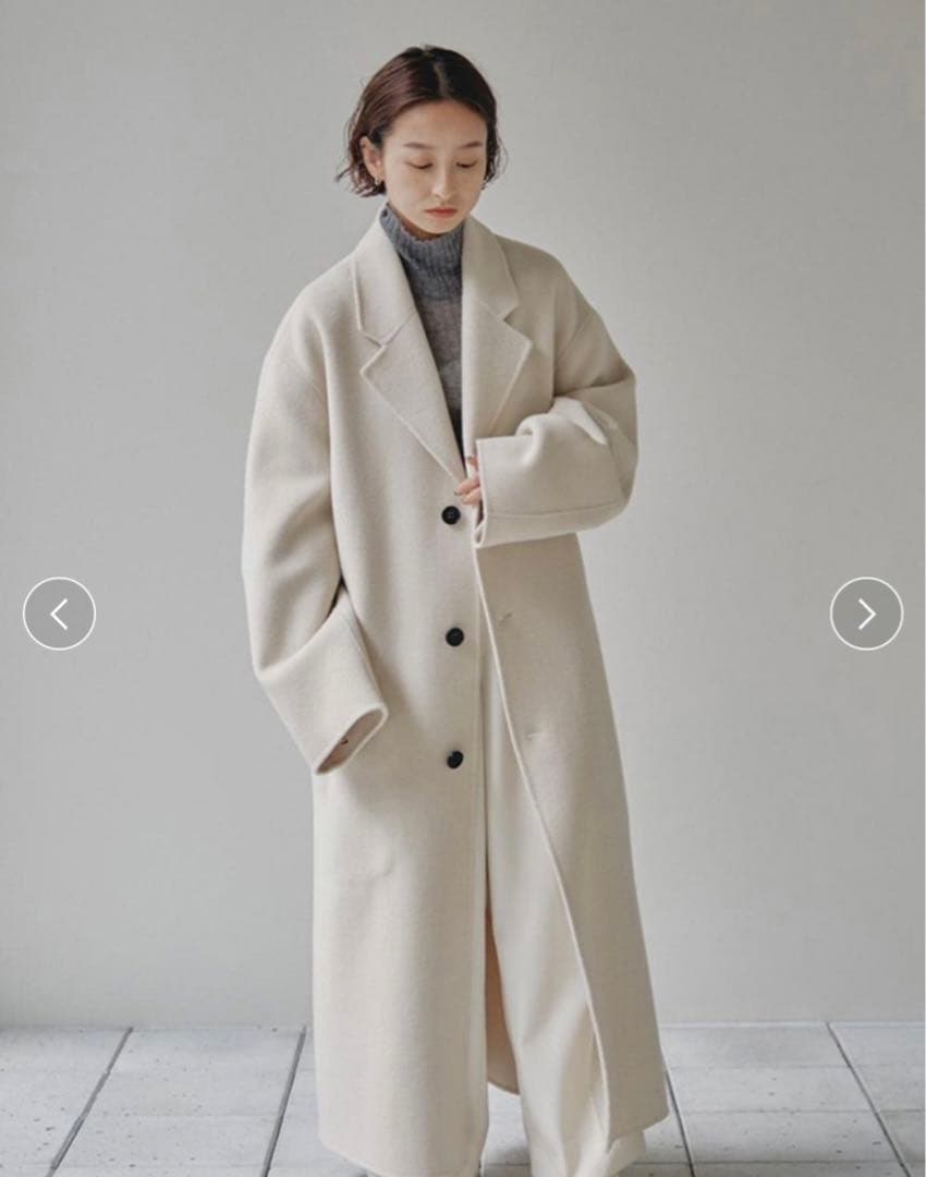 todayful 完売 23AW 今期 ウール コート チェスターコート