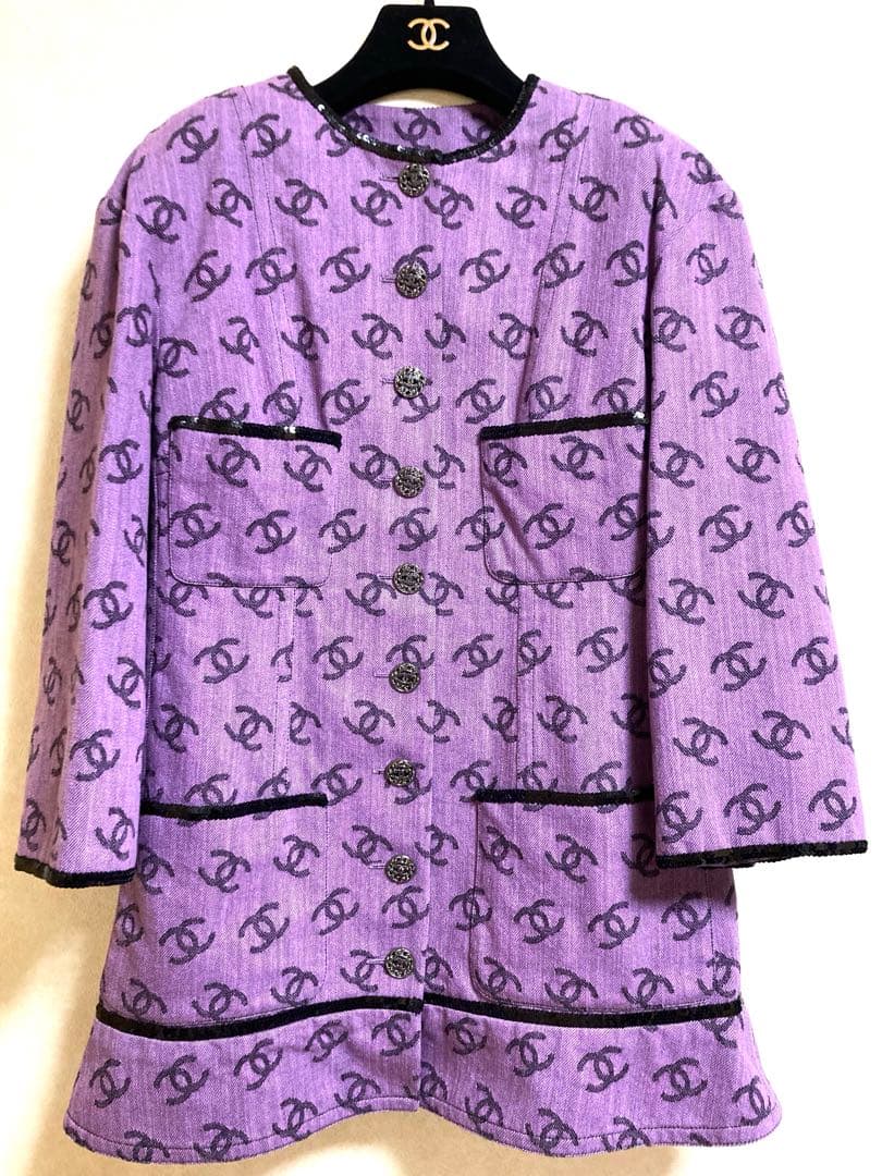 シャネル　CHANEL CC ロゴ　ジャケット　ワンピース　コート