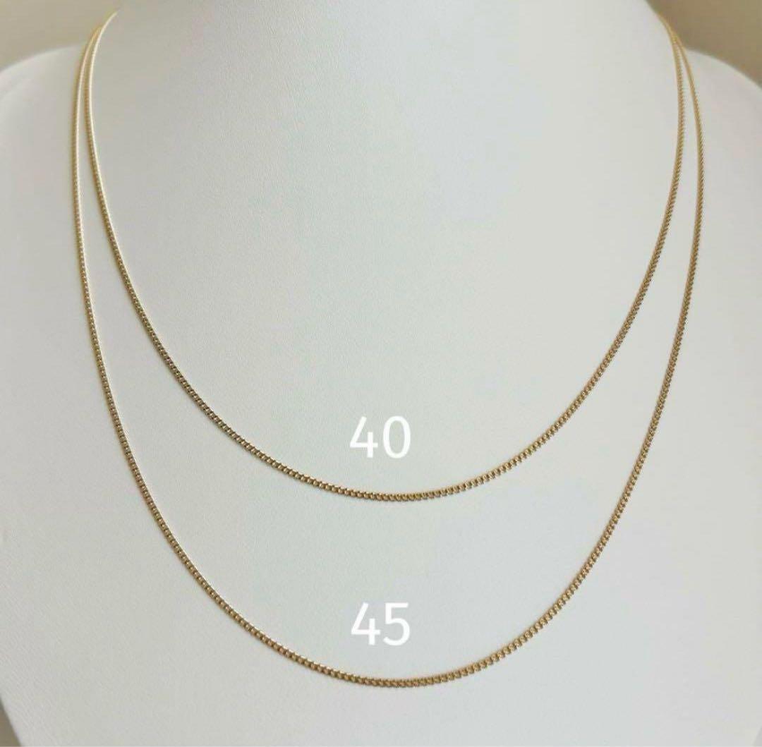 新品 高品質 日本製 18金 K18 喜平 キヘイ ネックレス 40cm