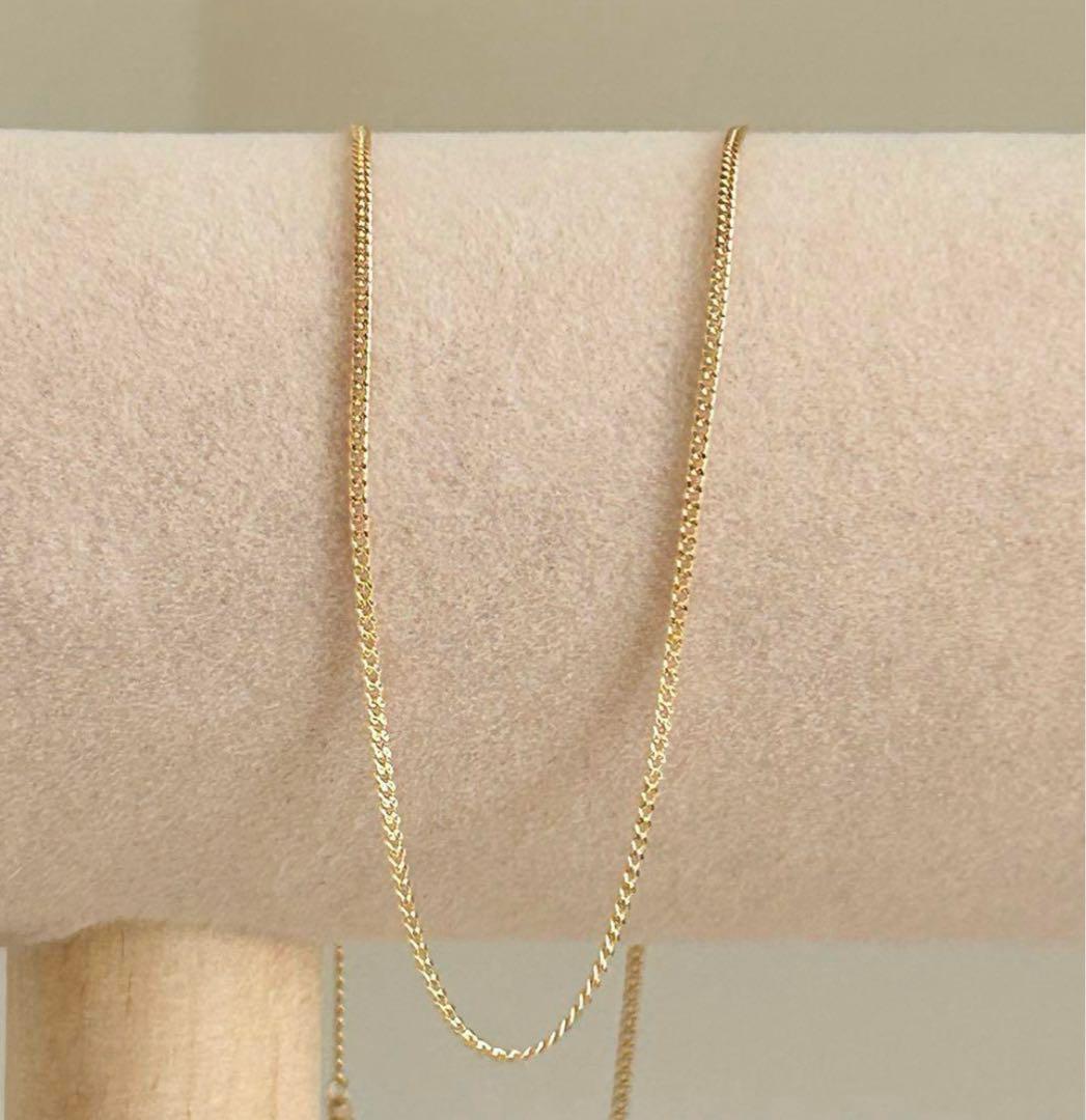 新品 高品質 日本製 18金 K18 喜平 キヘイ ネックレス 40cm