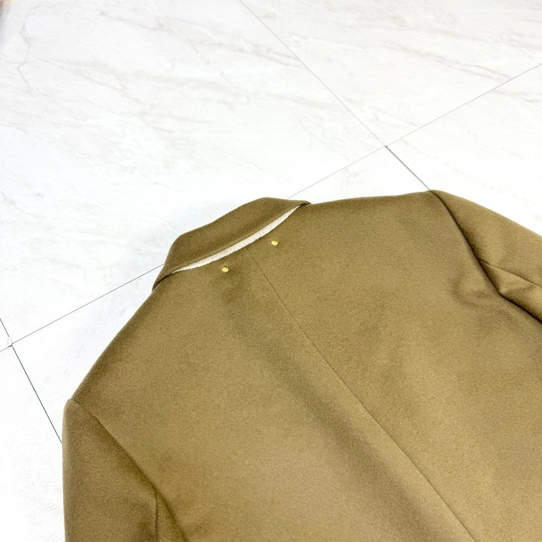 極美品 ポールスミス チェスターコート ウール マルチカラー カーキ ロング