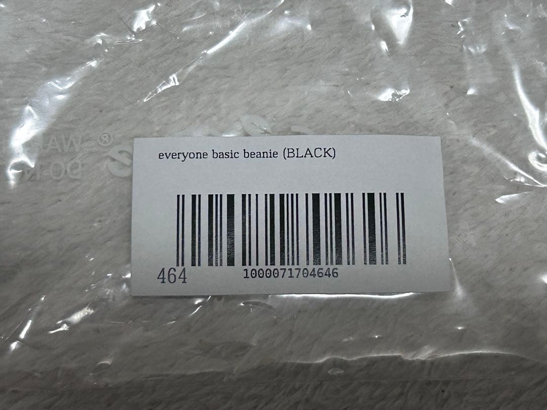 美品 everyone basic beanie BLACK エブリワン