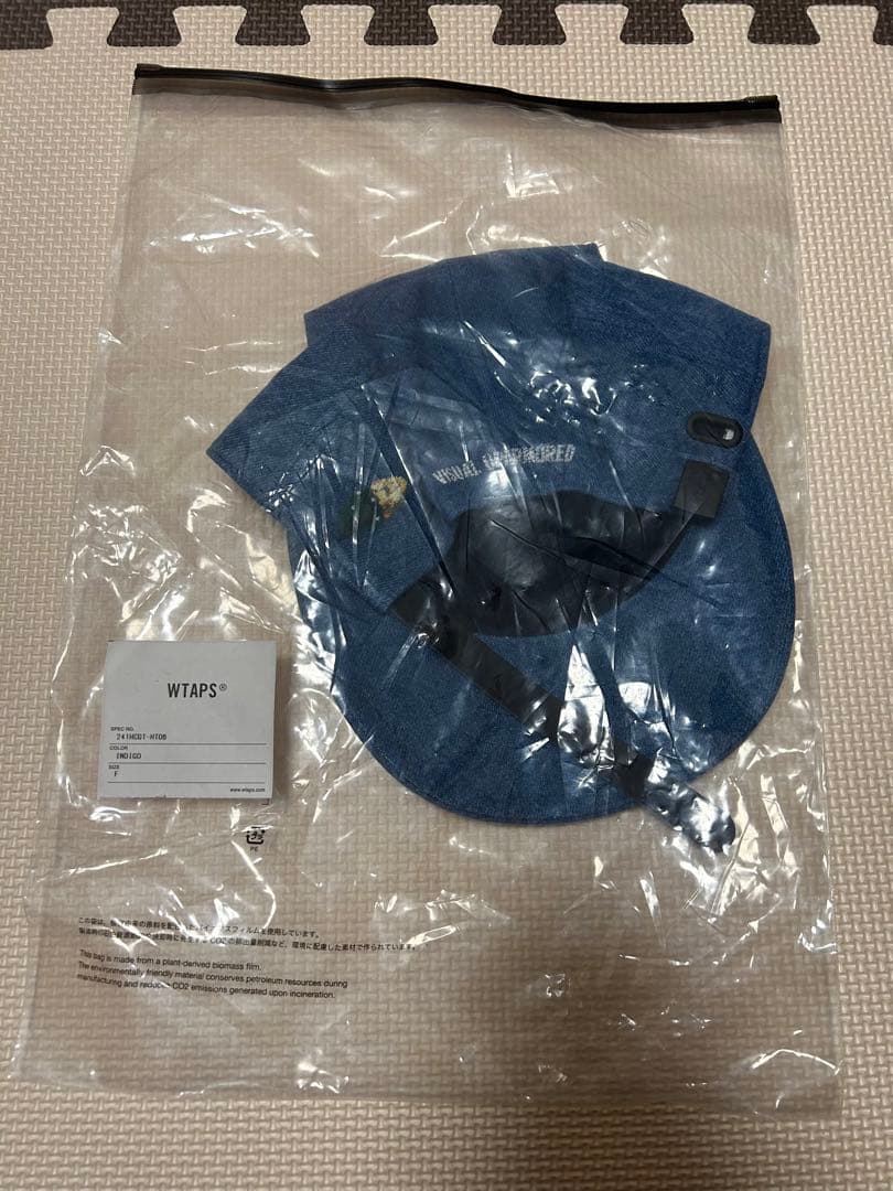 【新品未使用】WTAPS デニム バケットハット インディゴ F