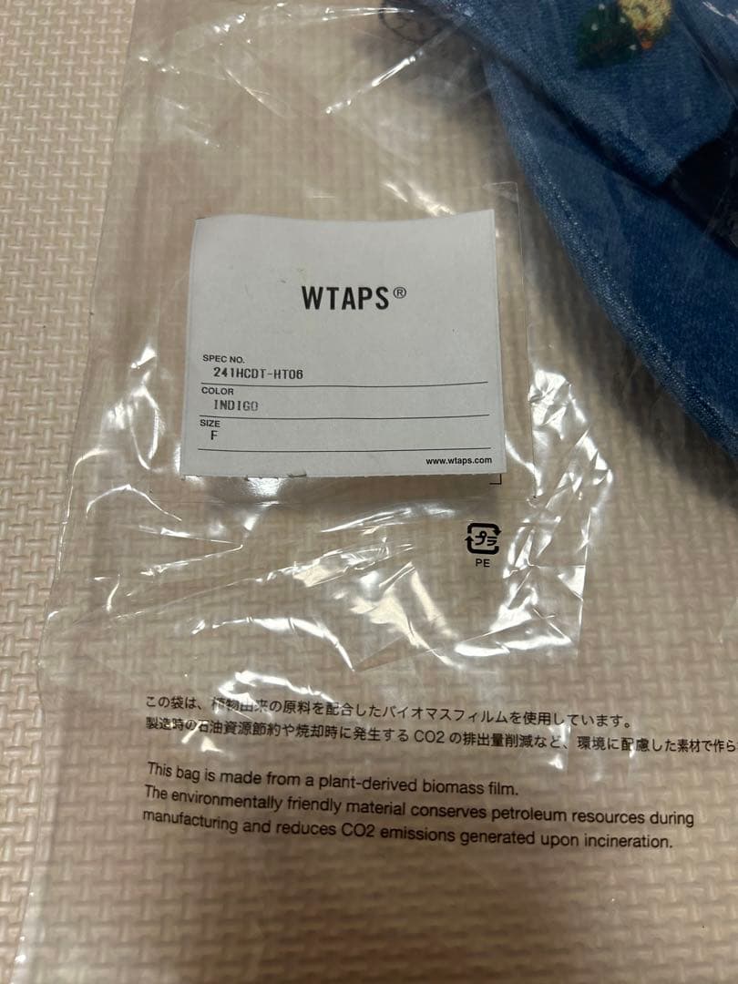 【新品未使用】WTAPS デニム バケットハット インディゴ F