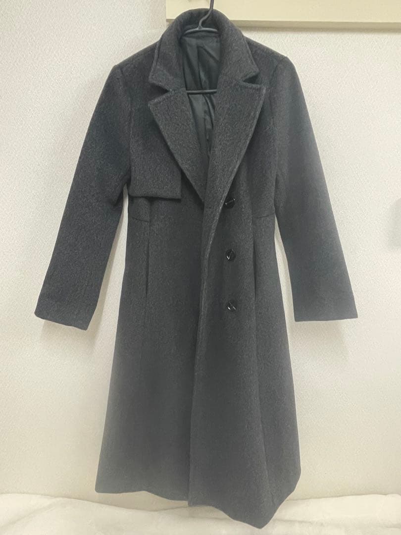 【Louere ルエレ】ウエストシェイプフレアチェ スターコート