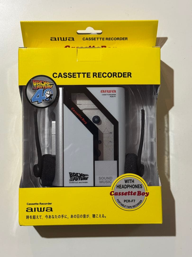 ドンキ aiwa カセットレコーダー バック・トゥ・ザ・フューチャー
