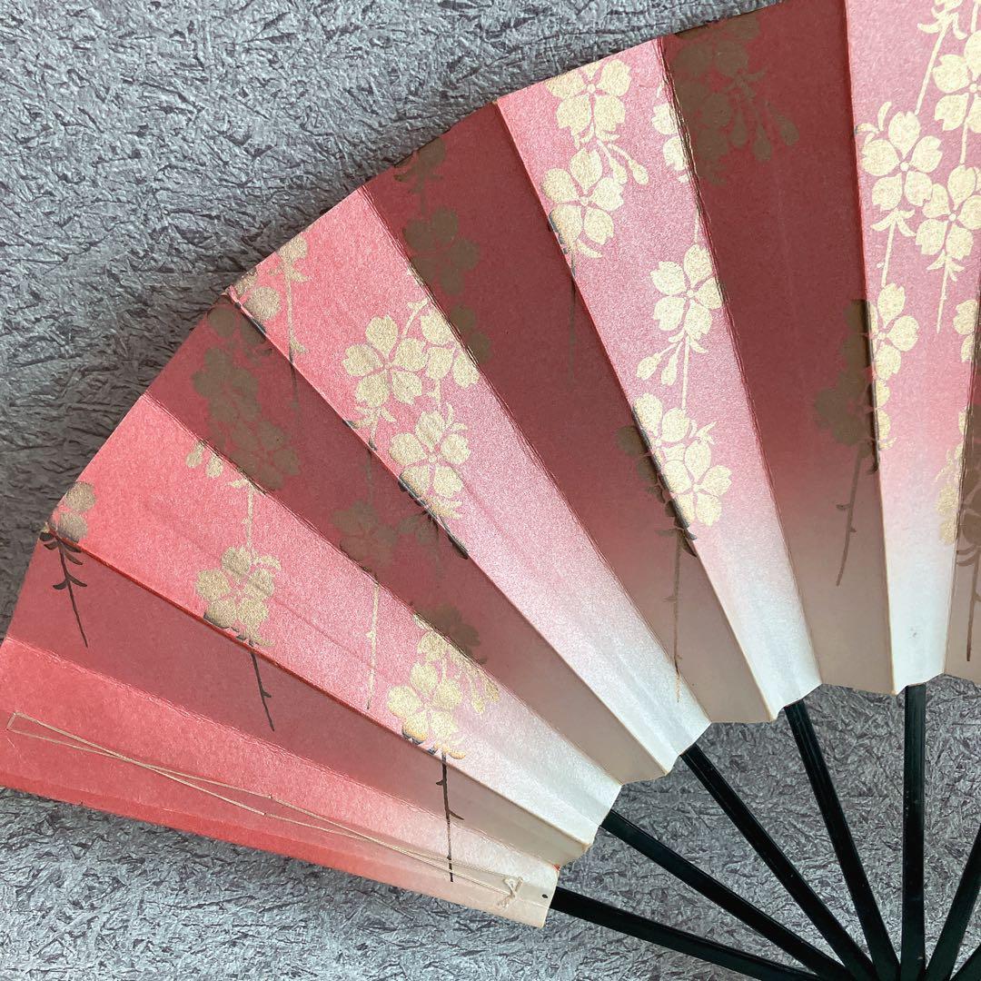舞扇子3点セット 専用ケース付き 桜 藤 和柄扇子 舞扇