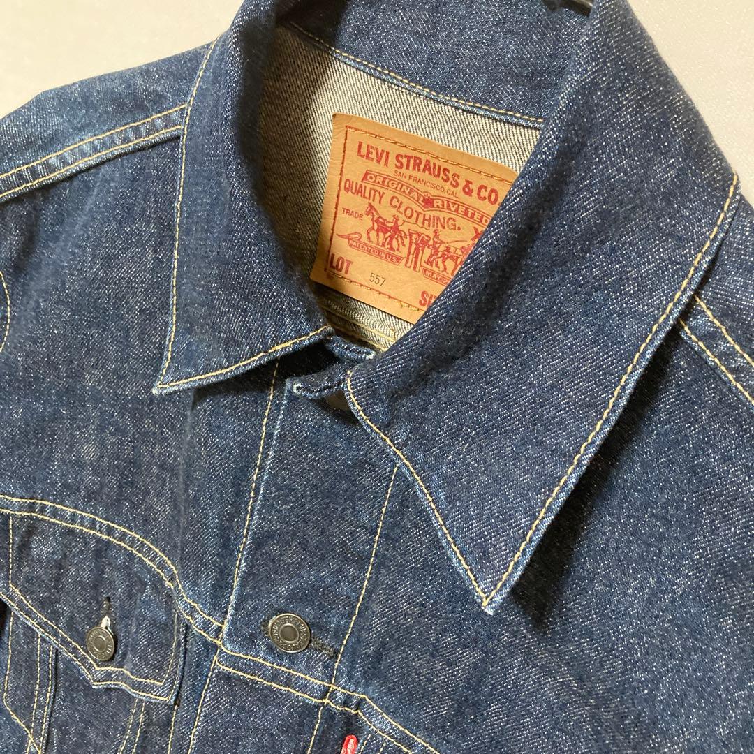 Levi's デニムジャケット インディゴ ビッグE アメカジ　71557
