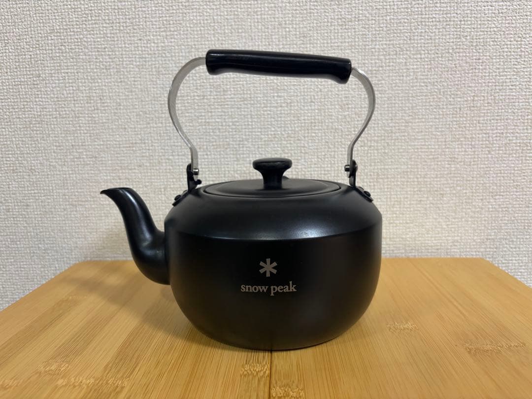 peak スノーピーク ラウンドケトル1.5 マットブラック 非売品