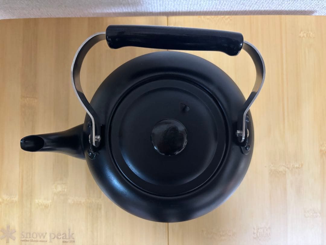 peak スノーピーク ラウンドケトル1.5 マットブラック 非売品