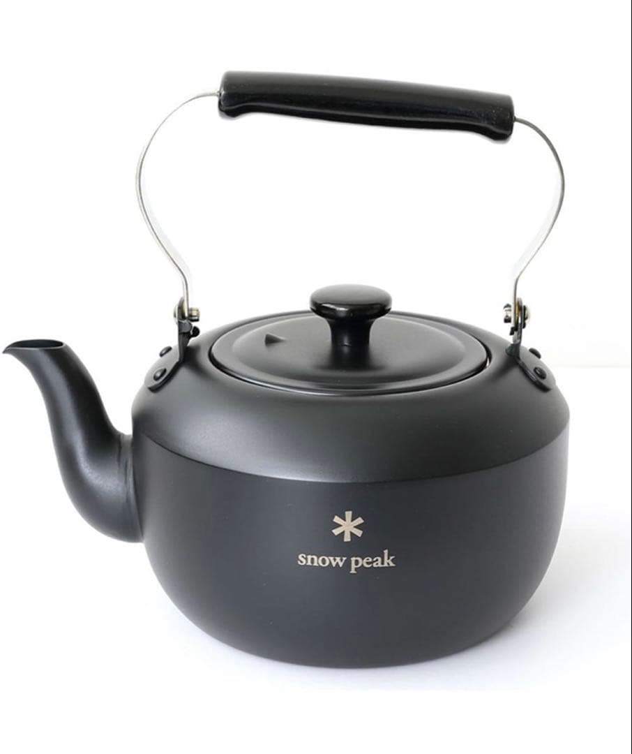 peak スノーピーク ラウンドケトル1.5 マットブラック 非売品