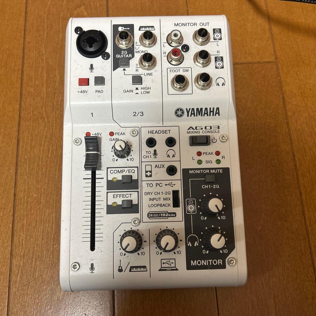 YAMAHA AG03 ミキシングコンソール