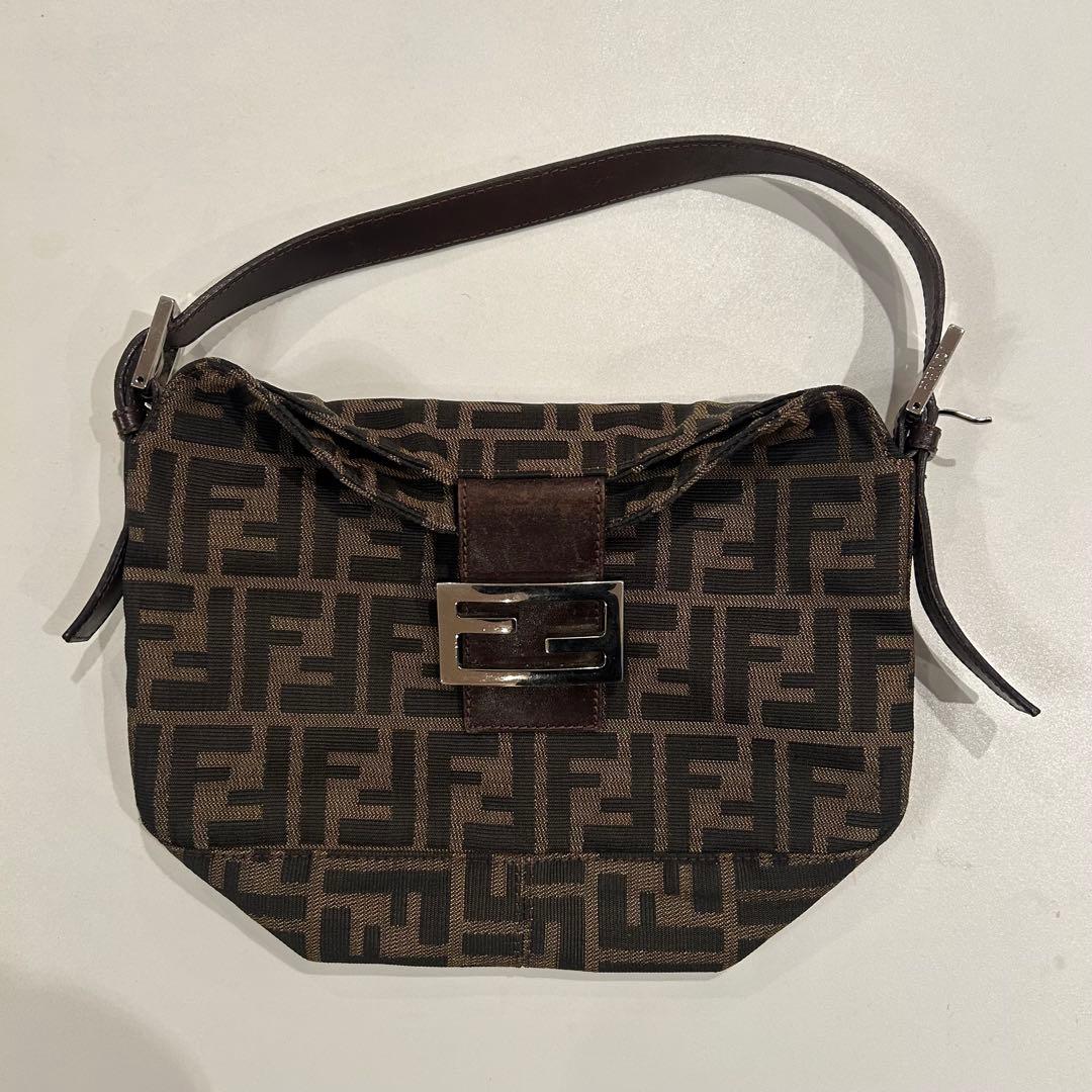 MOS☺︎断捨離中 fendy ズッカ柄マンマバゲットワンショルダーバッグ