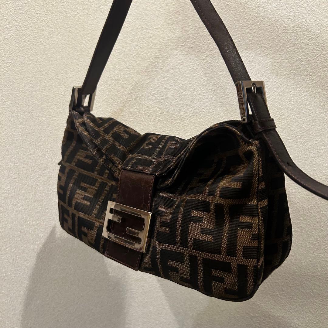 MOS☺︎断捨離中 fendy ズッカ柄マンマバゲットワンショルダーバッグ