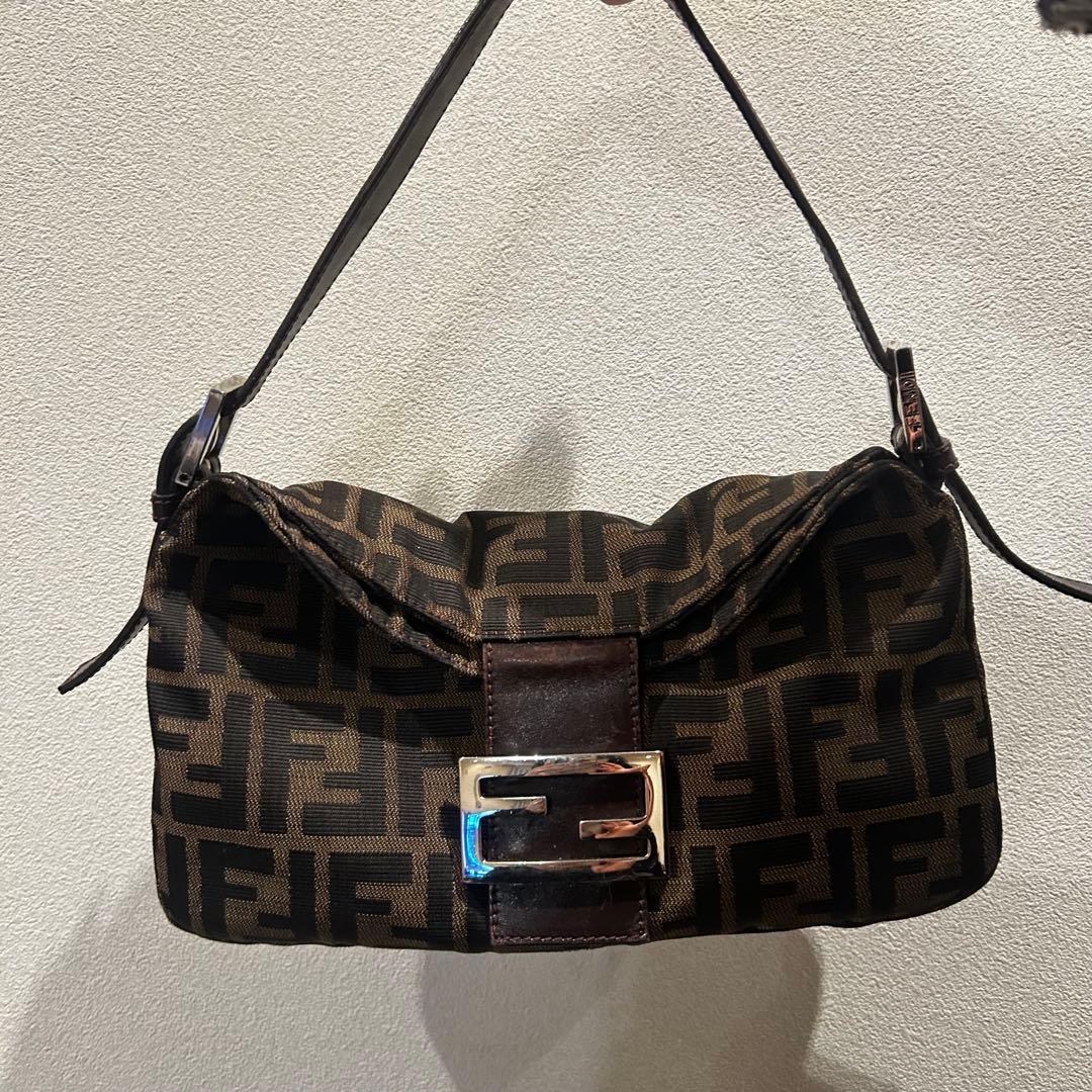 MOS☺︎断捨離中 fendy ズッカ柄マンマバゲットワンショルダーバッグ