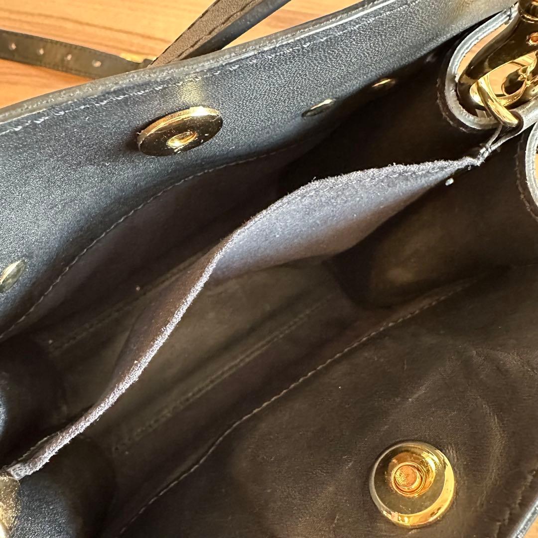 petite 　sita parantica 黒 レザーミニバッグ