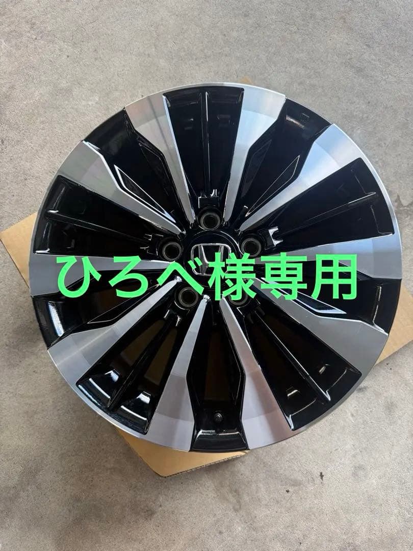 新車外しホンダ WR-V 純正17インチ ホイール 1本 ブラック/シルバー