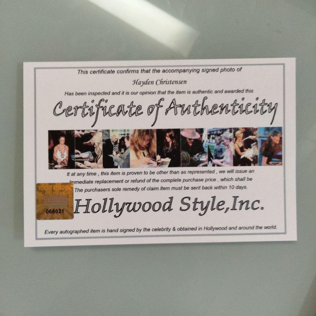 セール中…ヘイデン・クリステンセン直筆サイン入り超 大型写真…ジャンパー