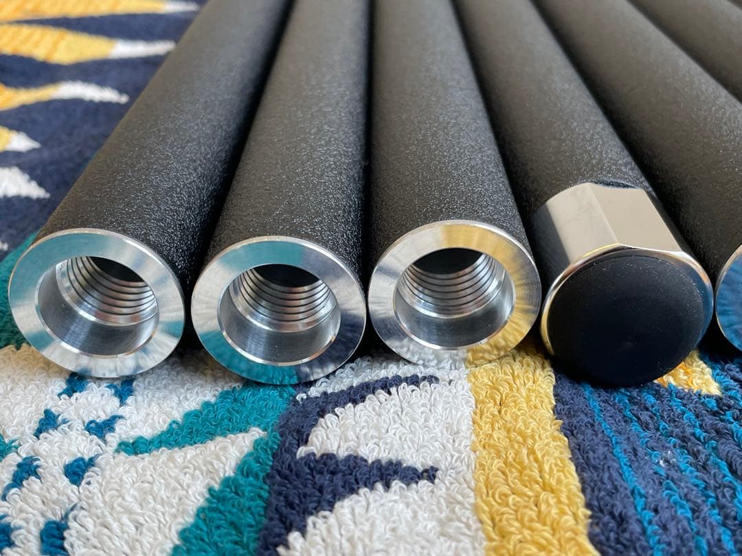 テント・タープ sunsetclimax Pole 2.4 Wrinkle Black