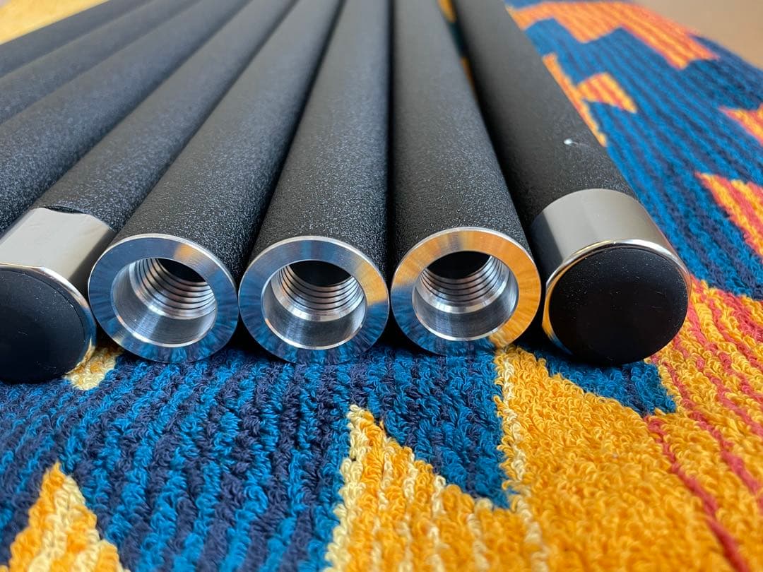 テント・タープ sunsetclimax Pole 2.4 Wrinkle Black