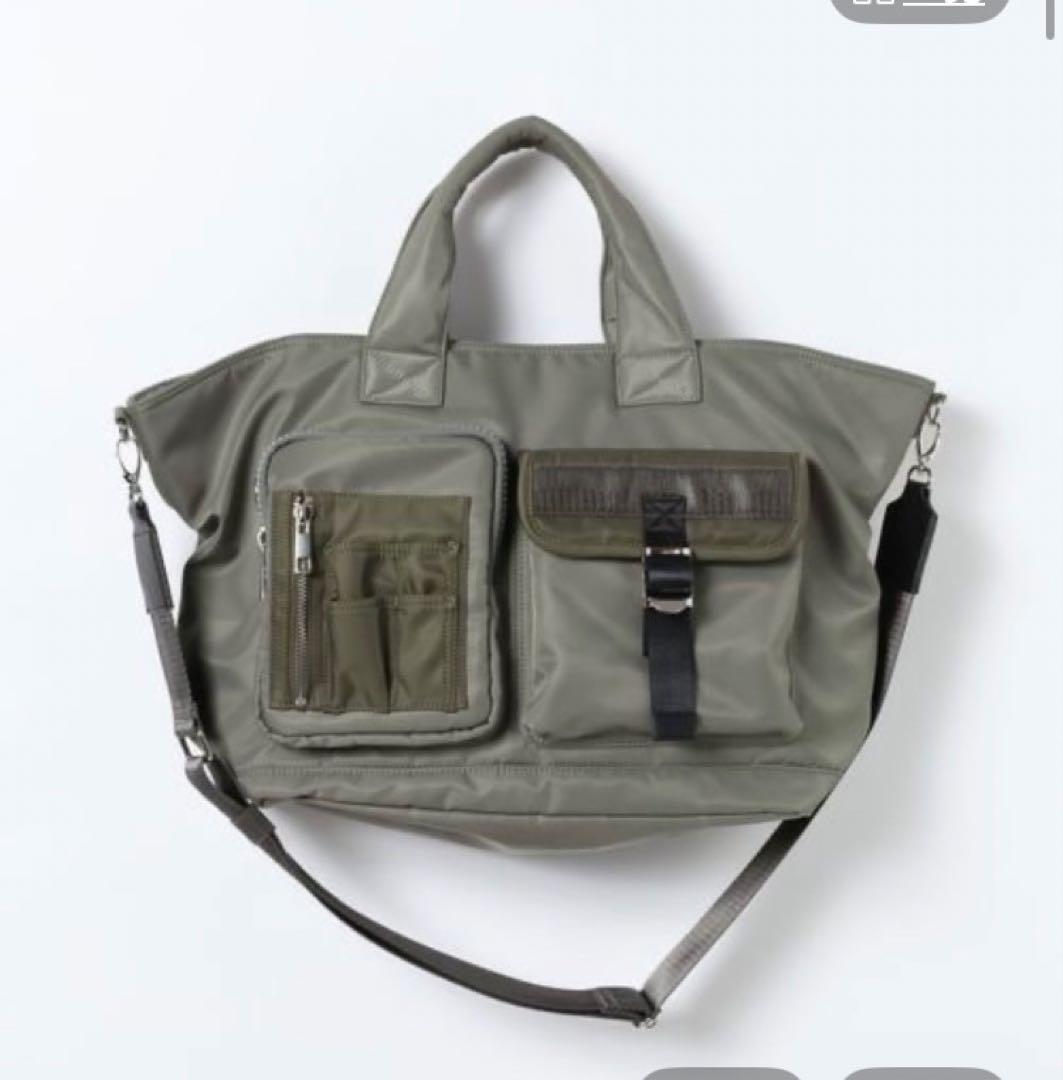 ジーナシスナイロンポケットトート即買いNG