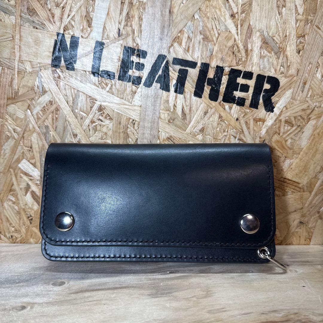 180 カスタム トラッカーウォレット 姫路レザー オイルレザー ニッケル