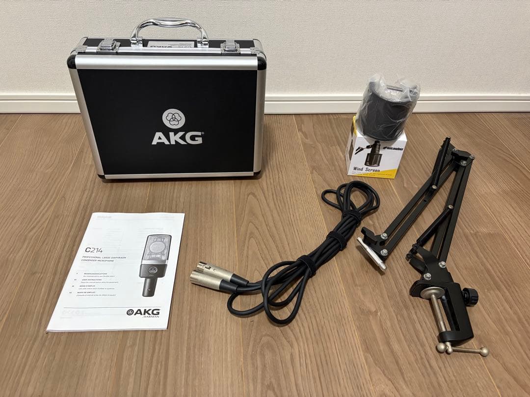 AKG C214 コンデンサーマイク　※おまけあり