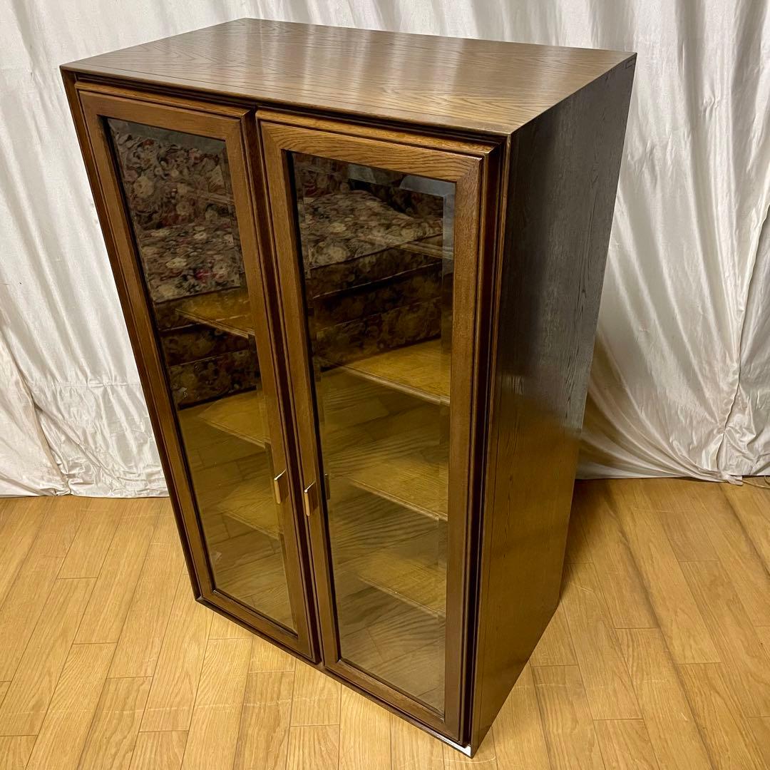 【karimoku】HG2000MD+HG8000MD 飾棚 (1990年代製)