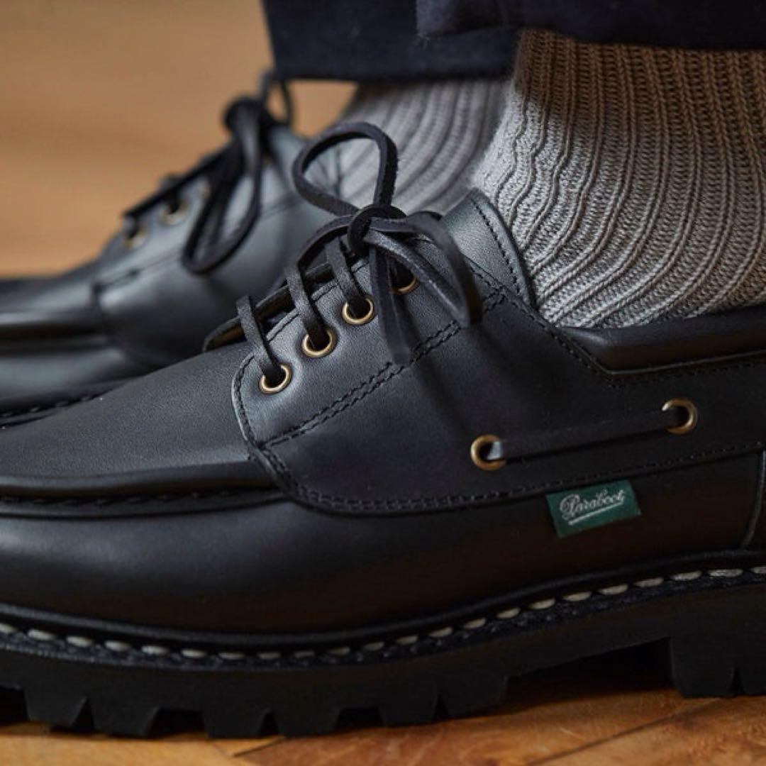 期間限定SALE❗️Paraboot CHIMEY NOIR INK UK8