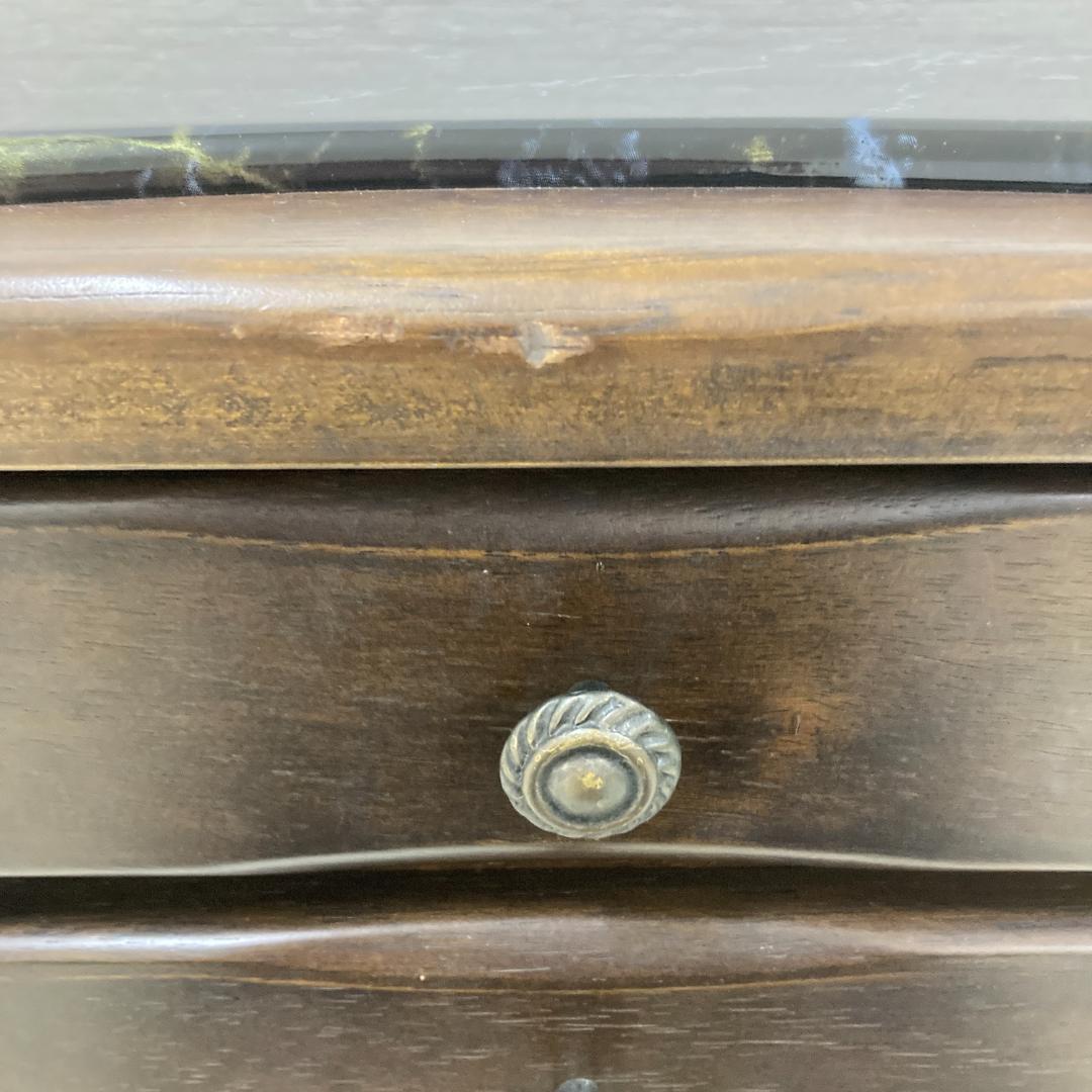 【カリモク】電話台　花台　キャビネット　サイド　アンティーク調