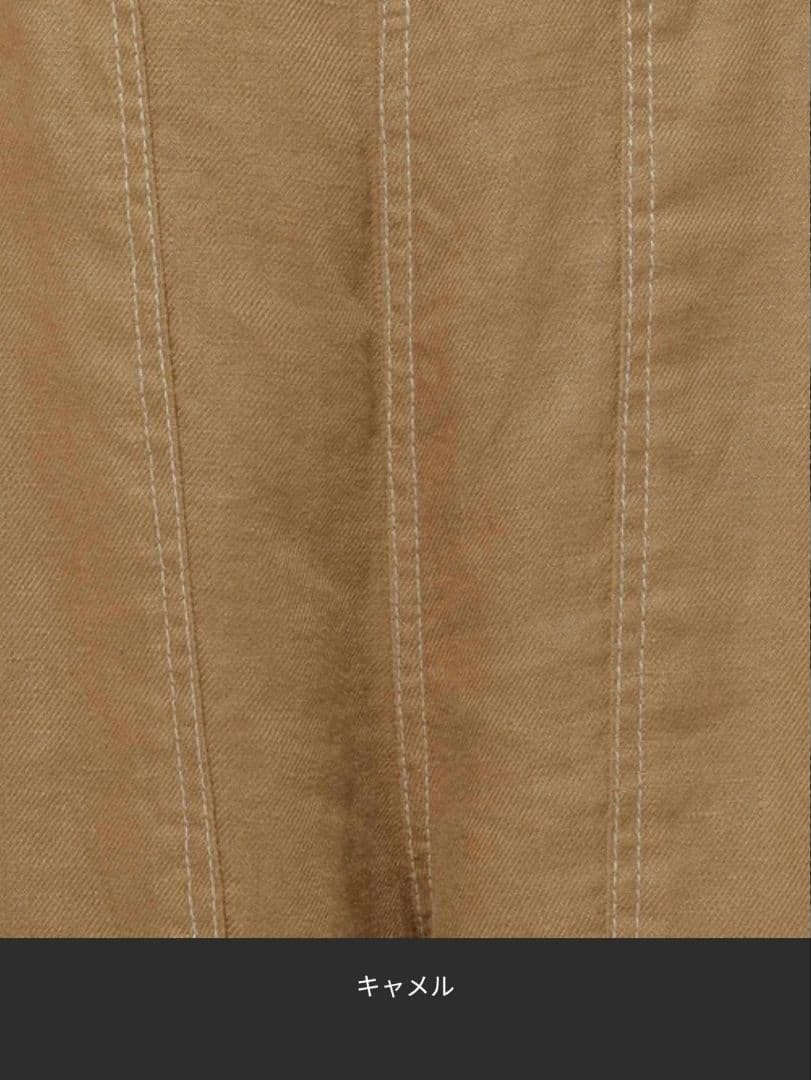 新品タグ付き☆ニコアンド FINEリネンツイルサロペット M