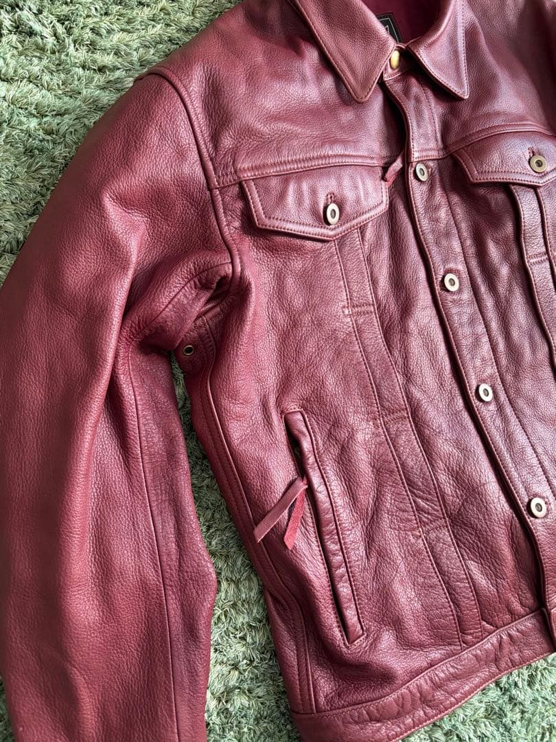 KADOYA DT-LEATHER JACレザージャケット 3L カドヤ